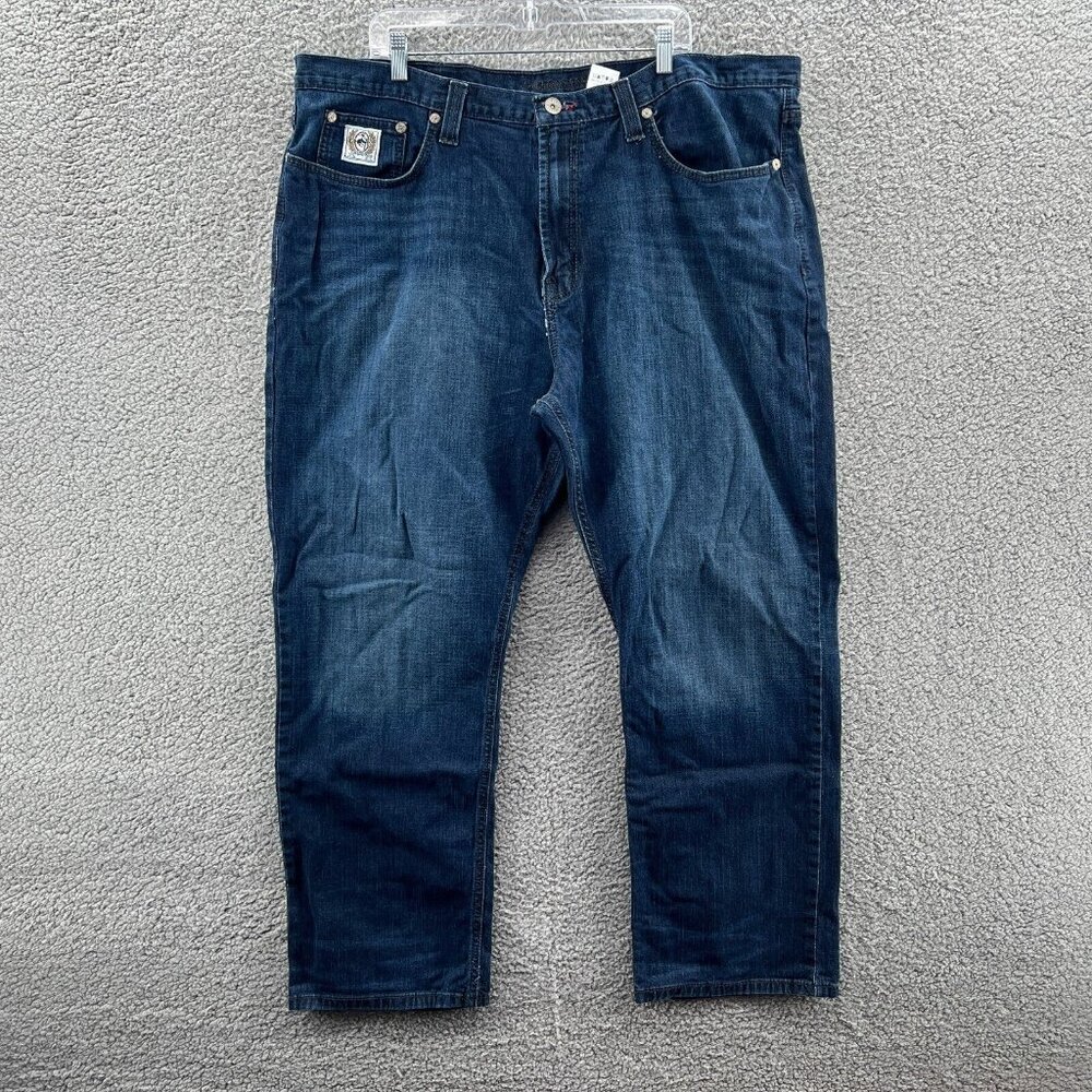 Cinch White Label Jeans Mens 44 X 30 Blue Stretch Denim Western Workwear